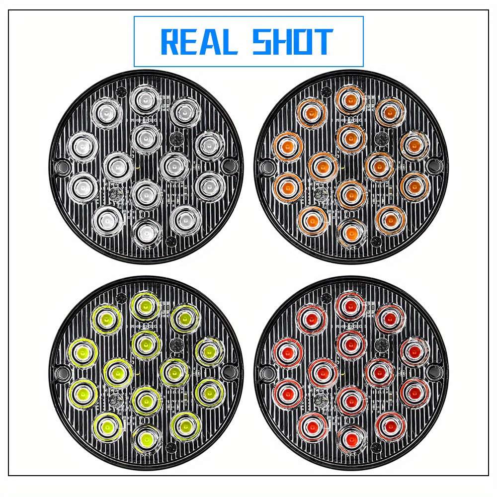 Car Lights Color 2Pcs Red