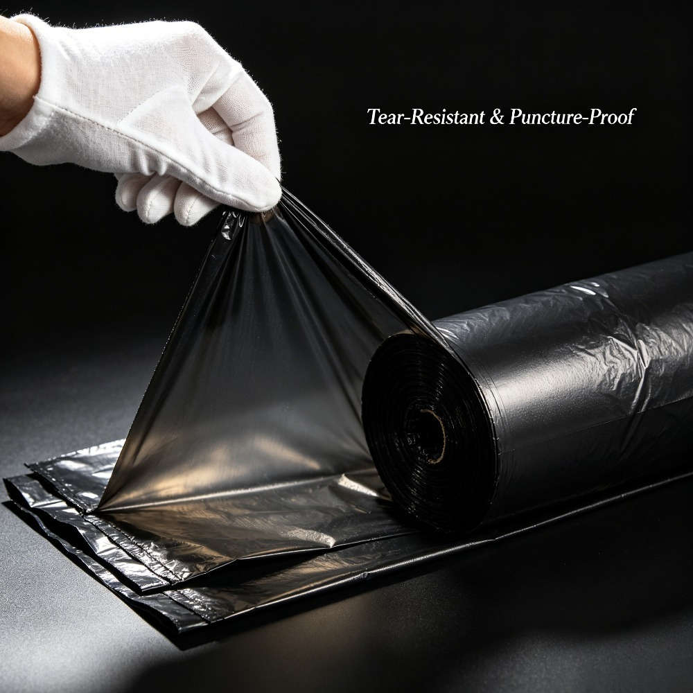 Trash Bag5 Rolls100 Pieces Black