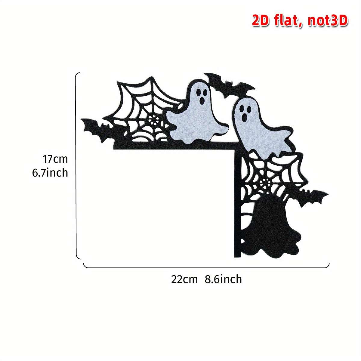 Car Interior Decor Style Ghost Door Corner Sticker Ghost