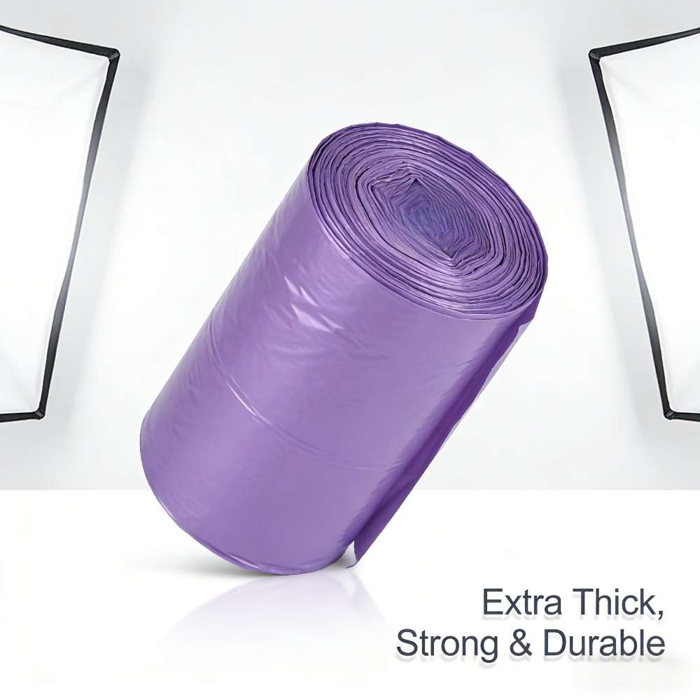 Trash Bagpurple5 Rolls200 Pieces