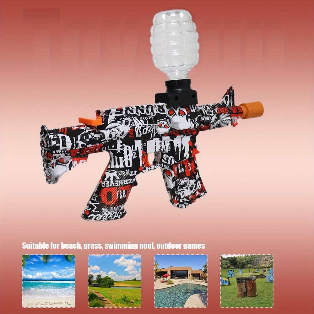 Toy Gun Color Red Model