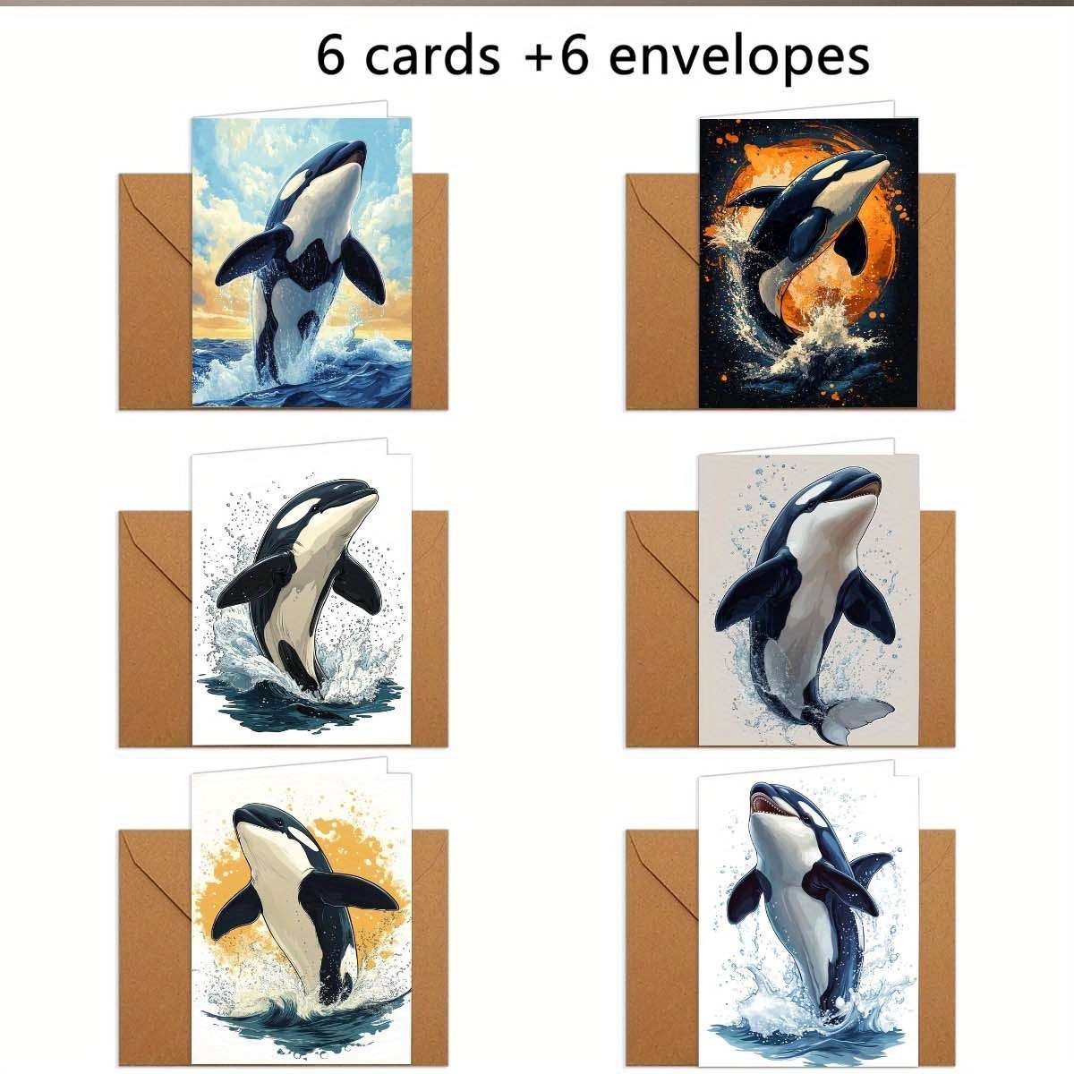 Greeting Cards Quantity 6Pcs