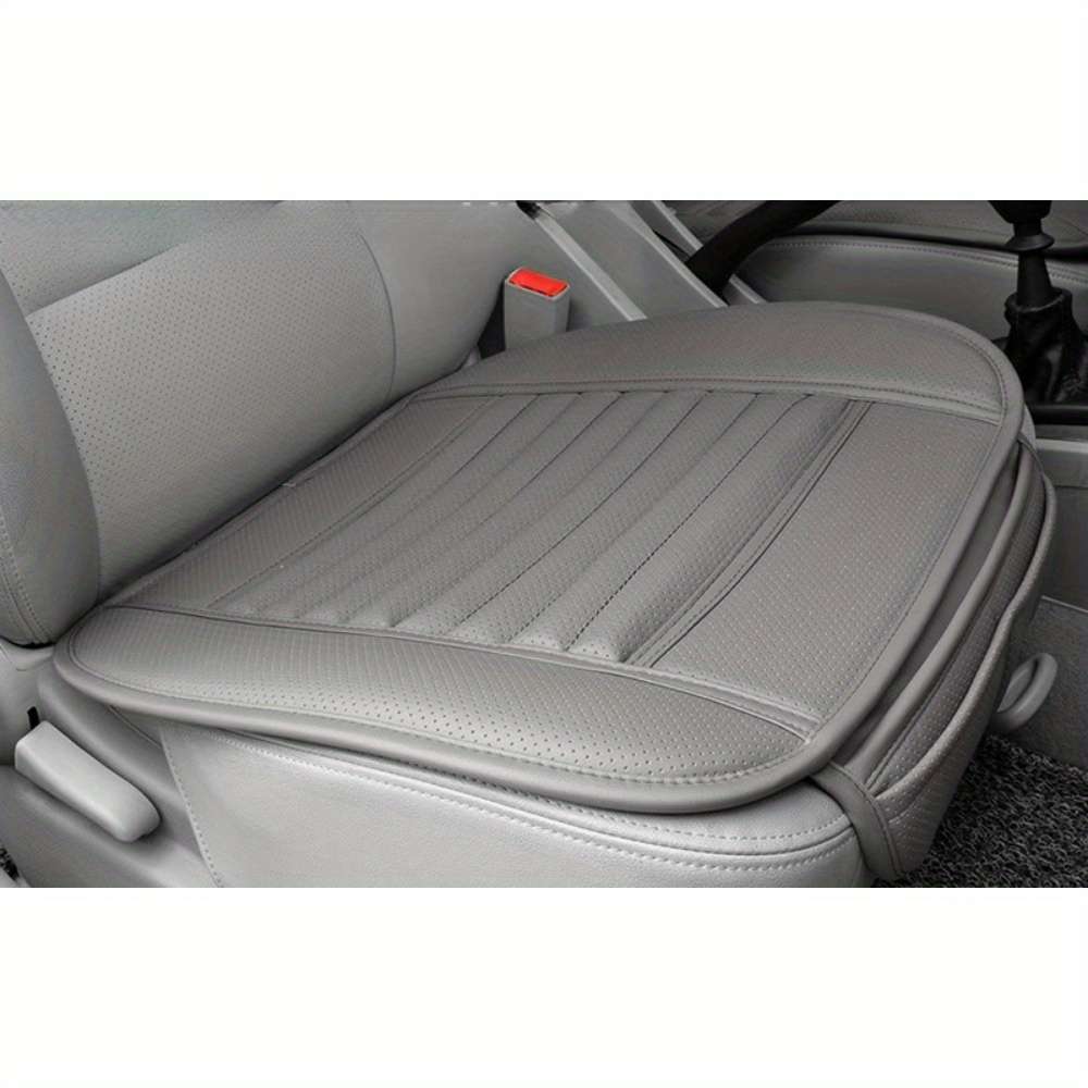 Car Seat Cushion Gray Front Square Mat 2Pcs