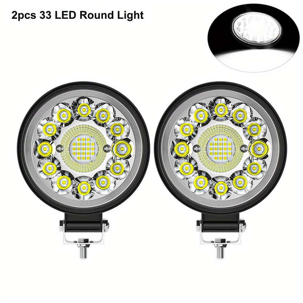 Car Lights Items 2Pcs Round Light
