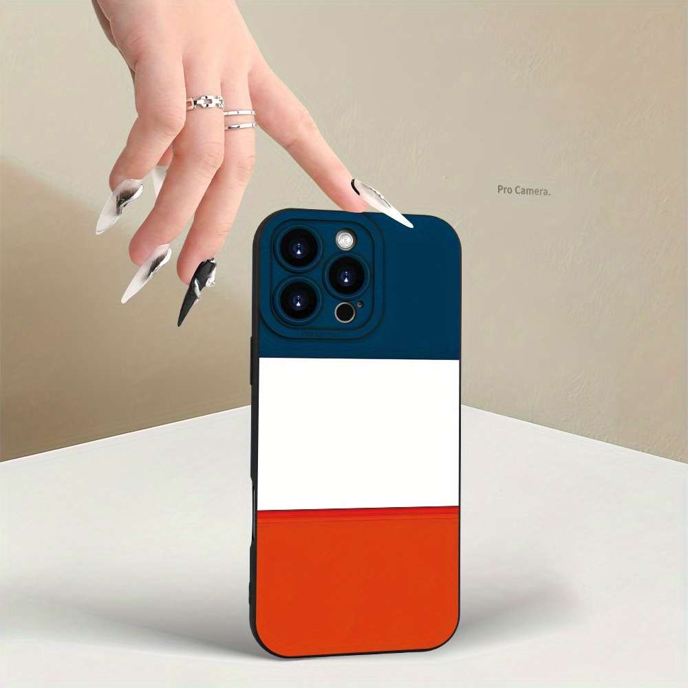 1Pc Black For iPhone 12 Mini Dutch Flag Design Phone Case