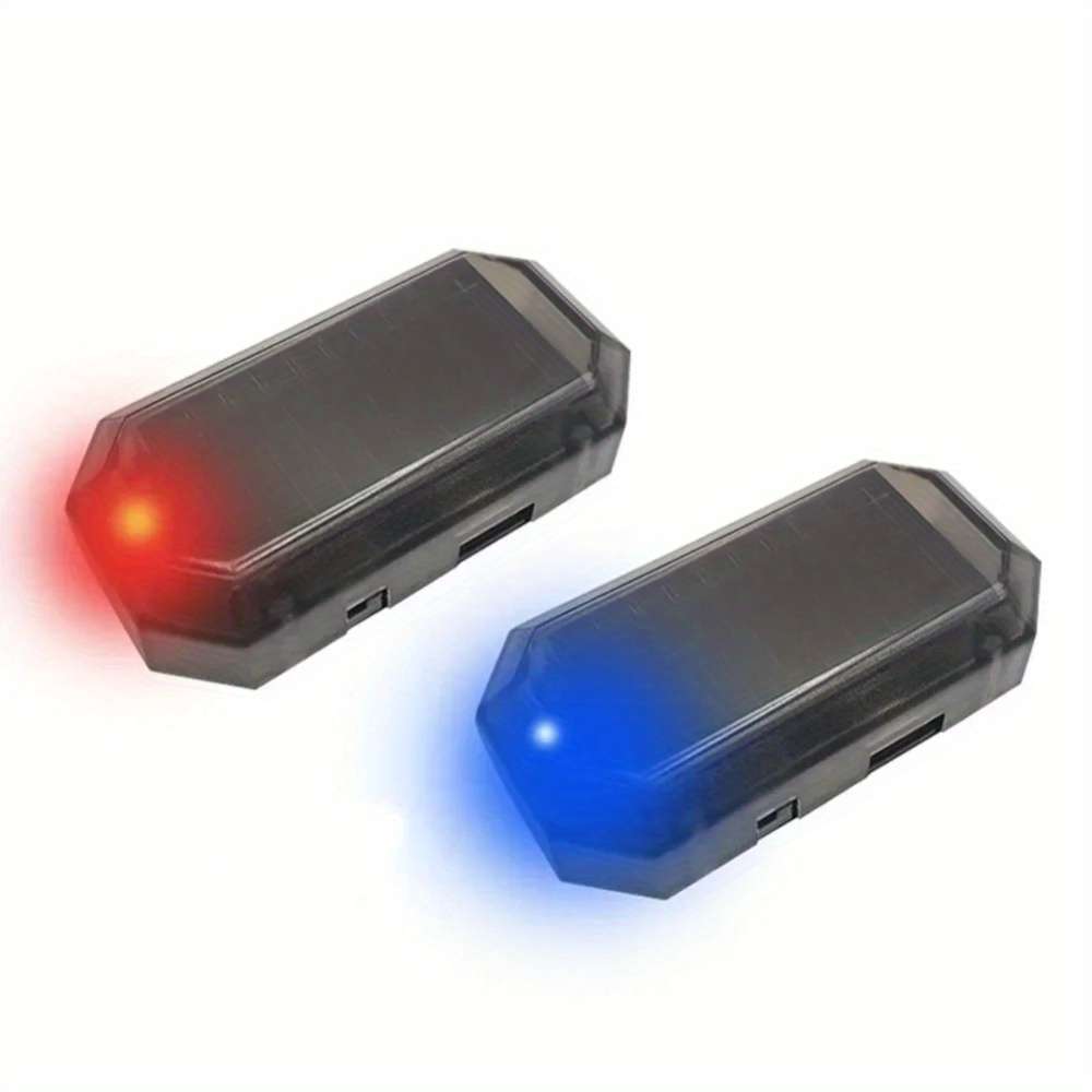 Solar Emergency Lights Color Red Quantity2Pcs