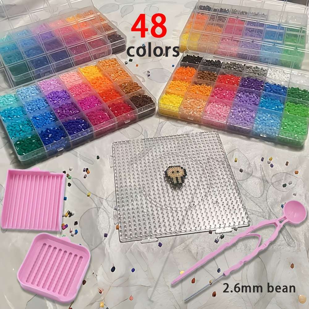 Perler Bead Set 48 Color Bead Set  Basic Tools