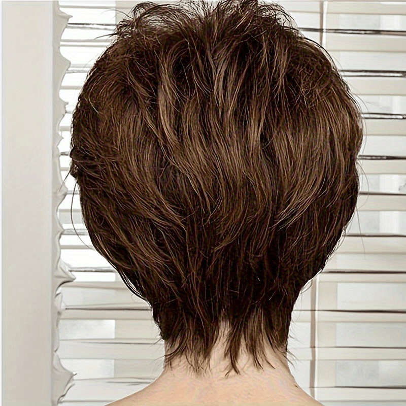 Light Brown-1 Womens Wigs Hair Length 25.4Cm