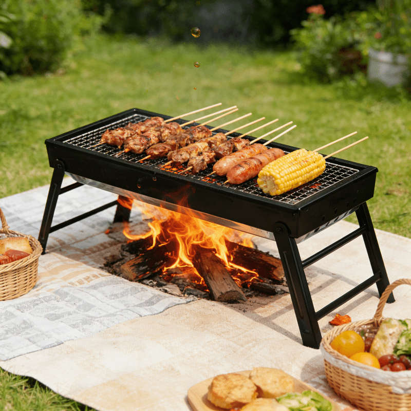 Barbecue Grill Model P5Yj3Dfg7H Quantitya Set