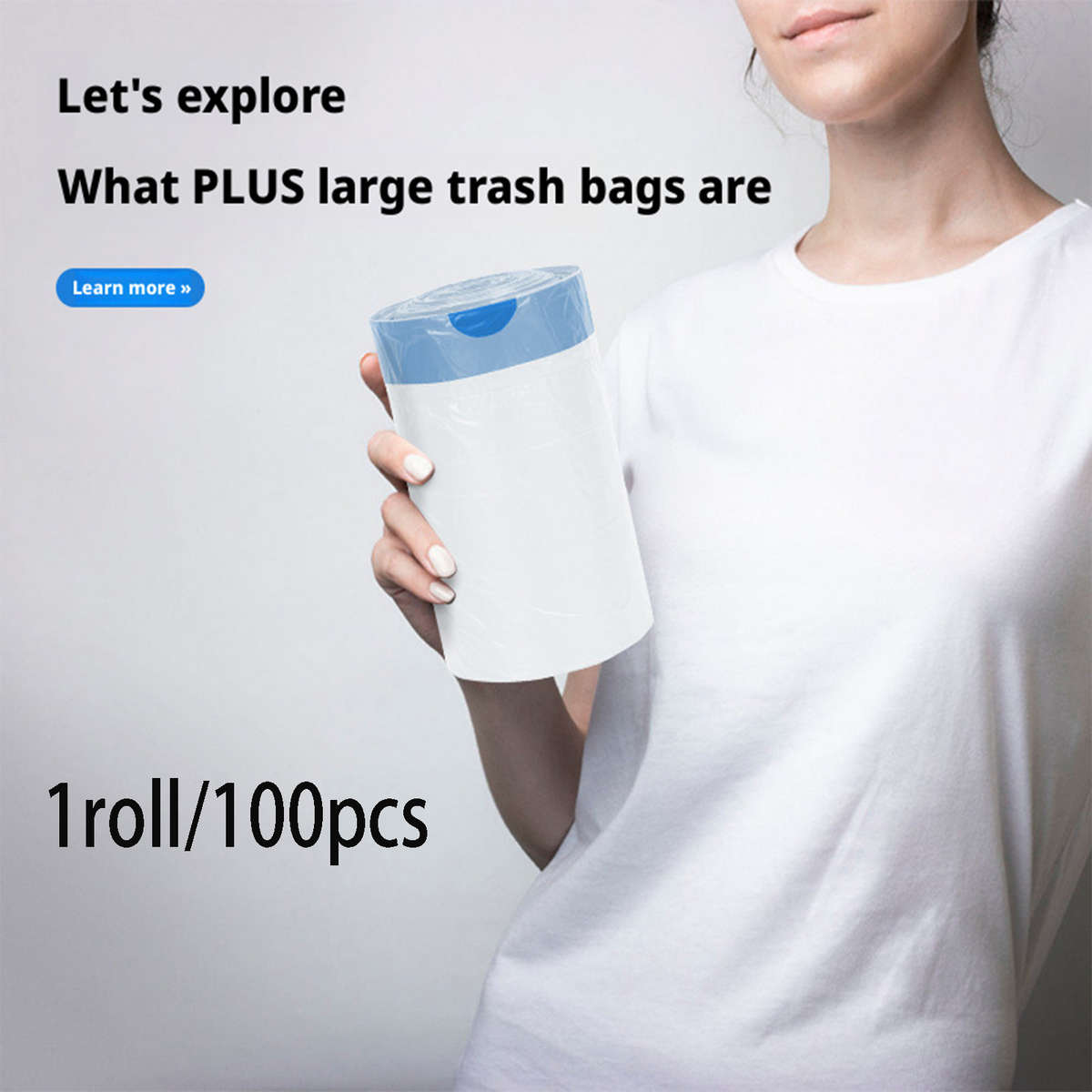 Trash Bagyellow Red Pull 1 Roll100 Pcs