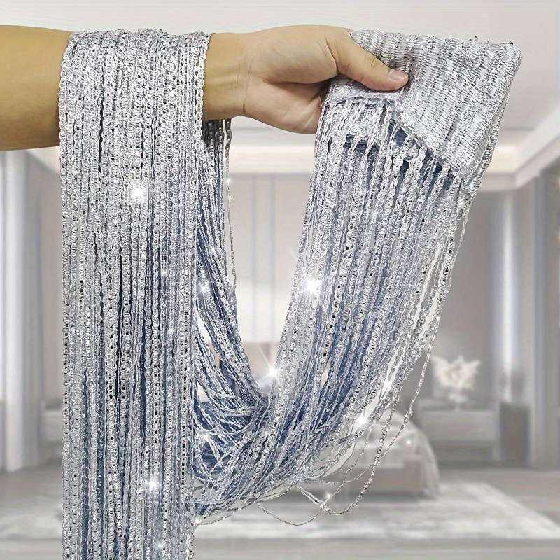 Door Curtain Color Silvery