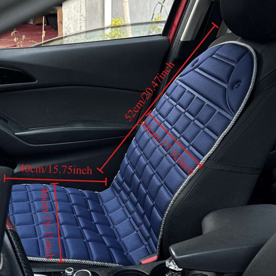 Car Seat Cushion Grey Size 2 Seats