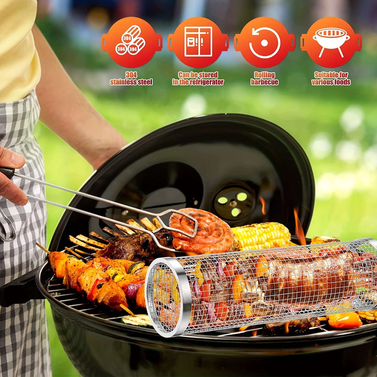 Grilling Net Color 20Cm7.8Inchb