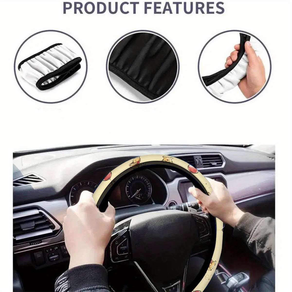 Car Steering Wheel Cover
