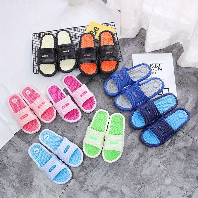 Men Slippers Summer Style Light Grey Size Uk 7