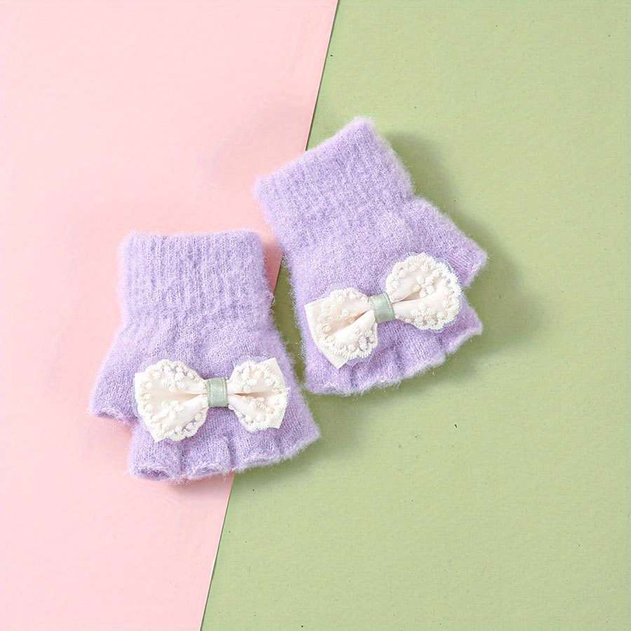 Winter Gloves Color Blue Size 6 To 24 Months