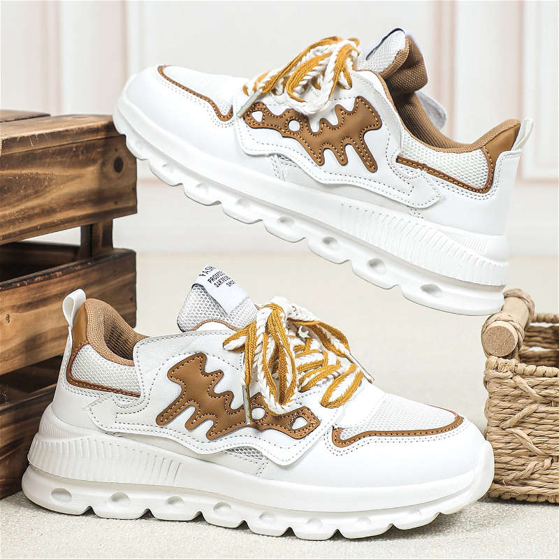 Sneakers Color White Brown Sizeuk 9
