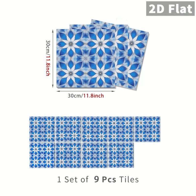 Floor Stickers Quantity 9Pcs