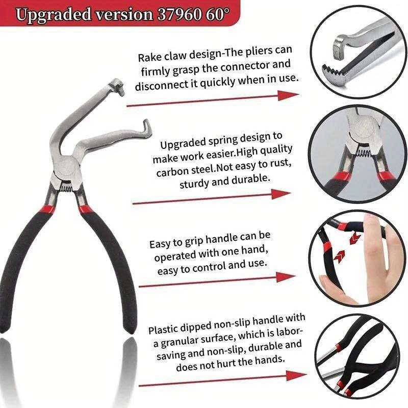 3-Piece Durable Car Disconnect Pliers Set