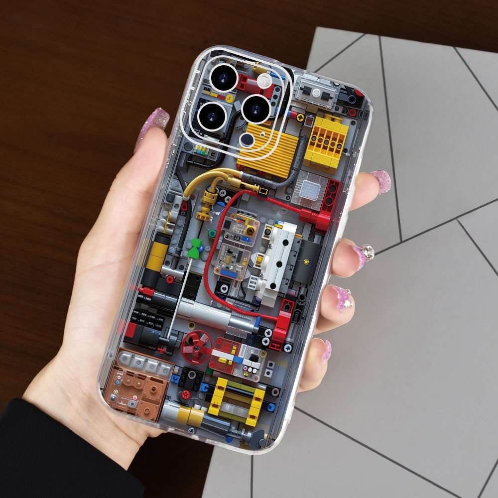 1Pc Mixed Color For iPhone 16 Pro Max Phone Case Phone Cover