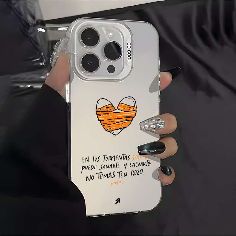 1Pc White For iPhone 16 Pro Max Stylish And Aesthetically Phone Case