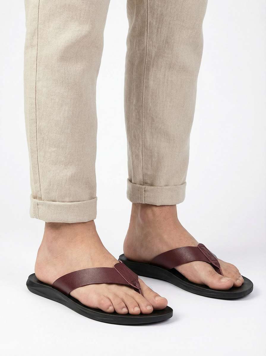 Sandals Color Red Brown Size Uk 9