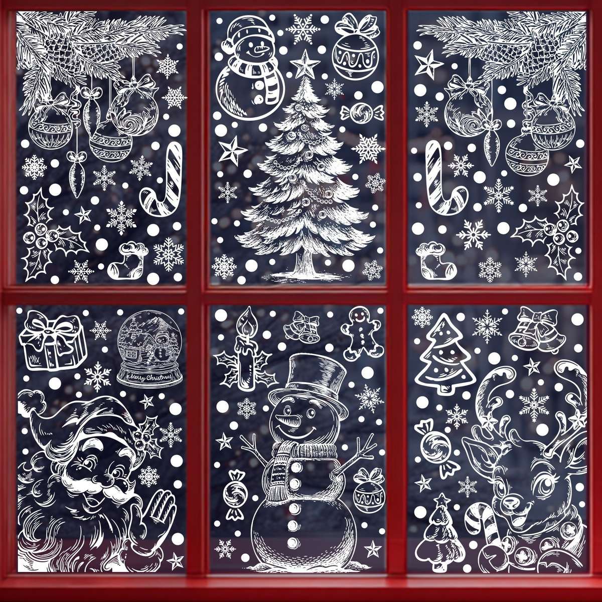 Christmas Decorations Quantity 1Sheet 43Pcs