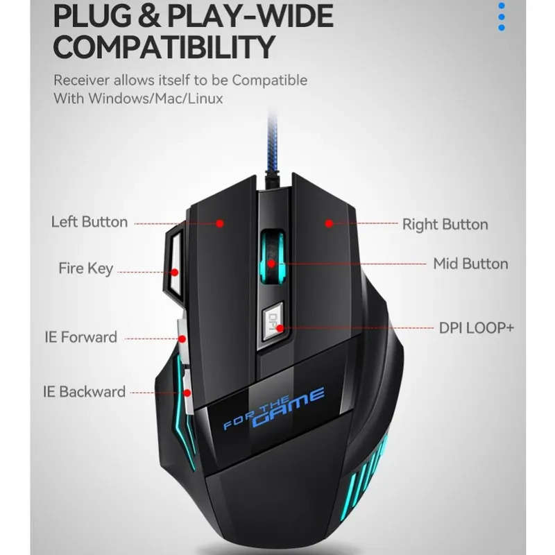 Mouse Color 7D Game Mouse