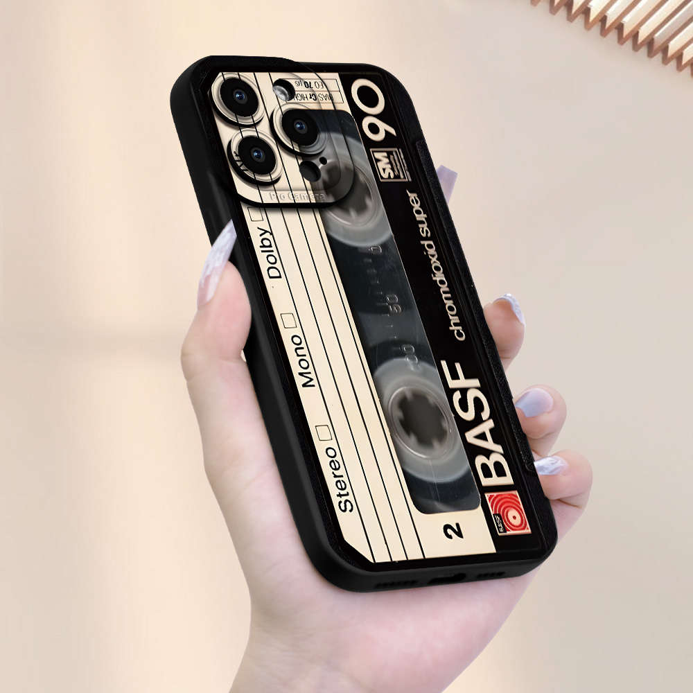 1Pc Black For iPhone 16 Pro Max Phone Case Phone Cover