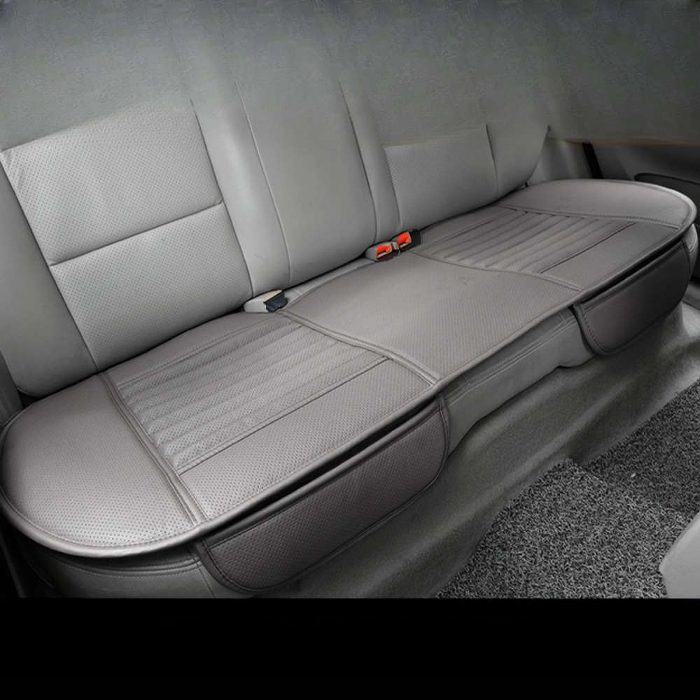 Car Seat Cushion Gray Front Square Mat 2Pcs