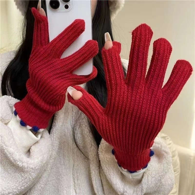 Gloves Color Green Sugar Beans