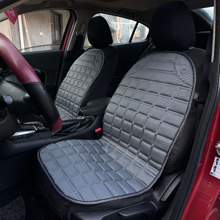 Car Seat Cushion Grey Size 2 Seats