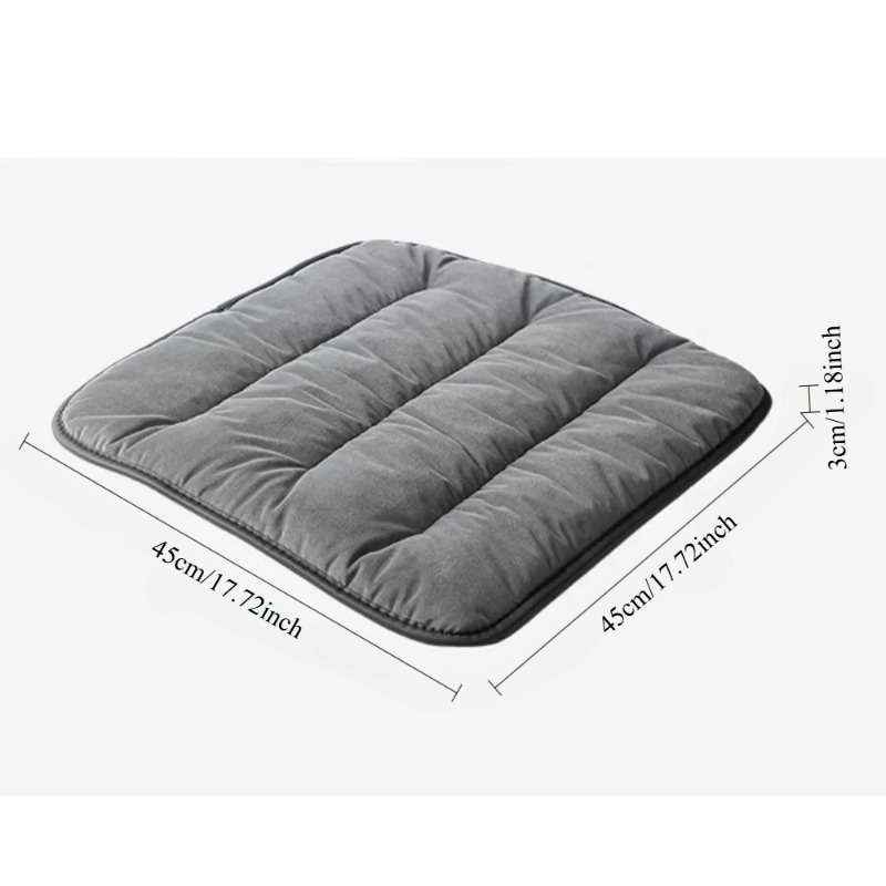 Car Seat Cushion 2Pcs Grey
