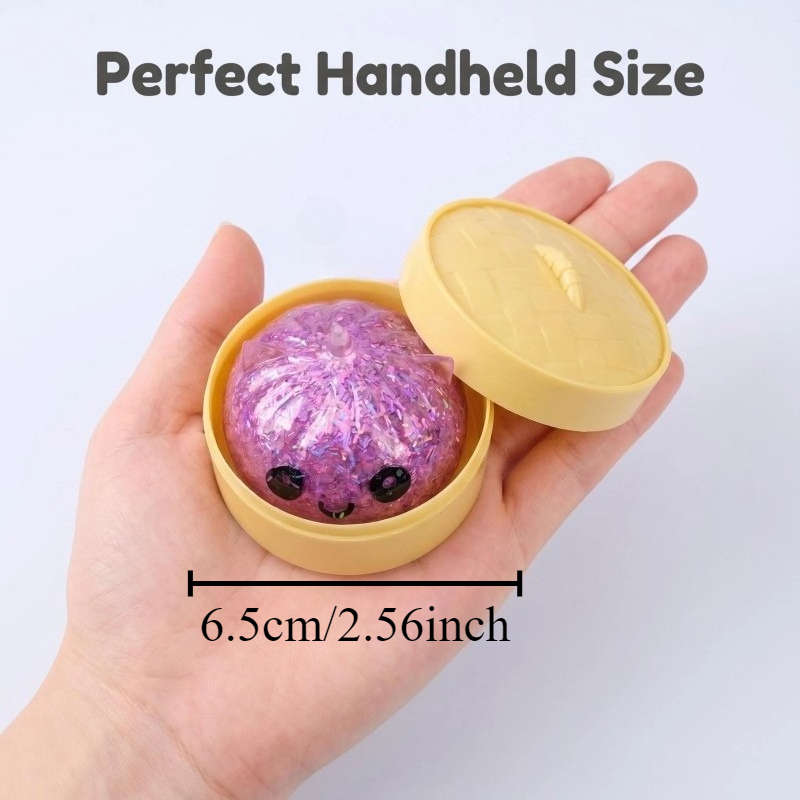 Squeezable Toys Items Random Colors And Styles Style 2Pcs1Steamed Bun 1 Steamer Basket