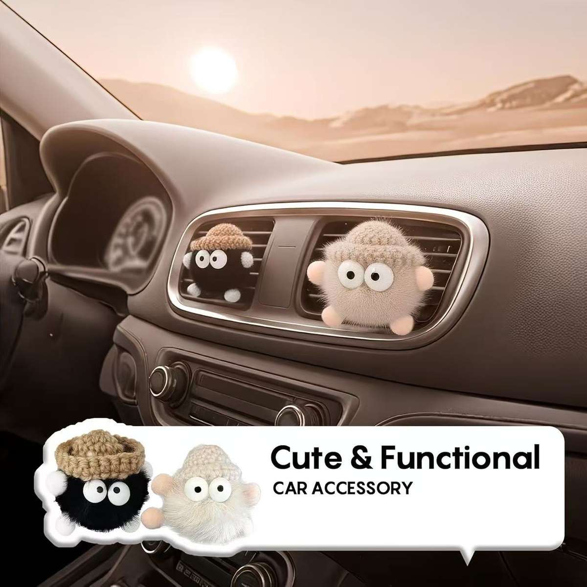 Car Interior Decor Color Black 1