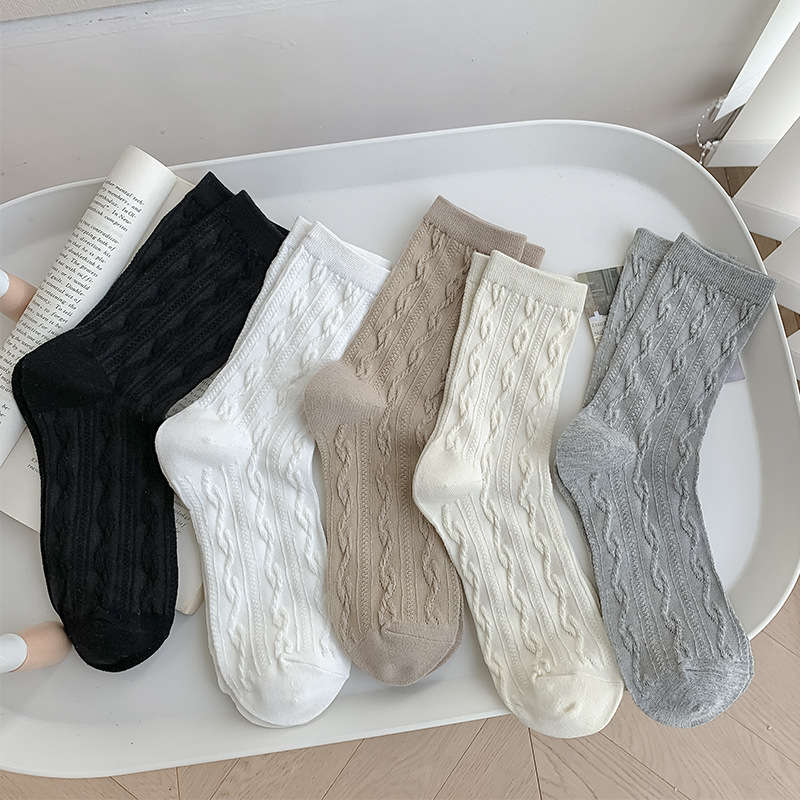 Women S Socks Color Mixed Color 5 Pairs Size Onesize