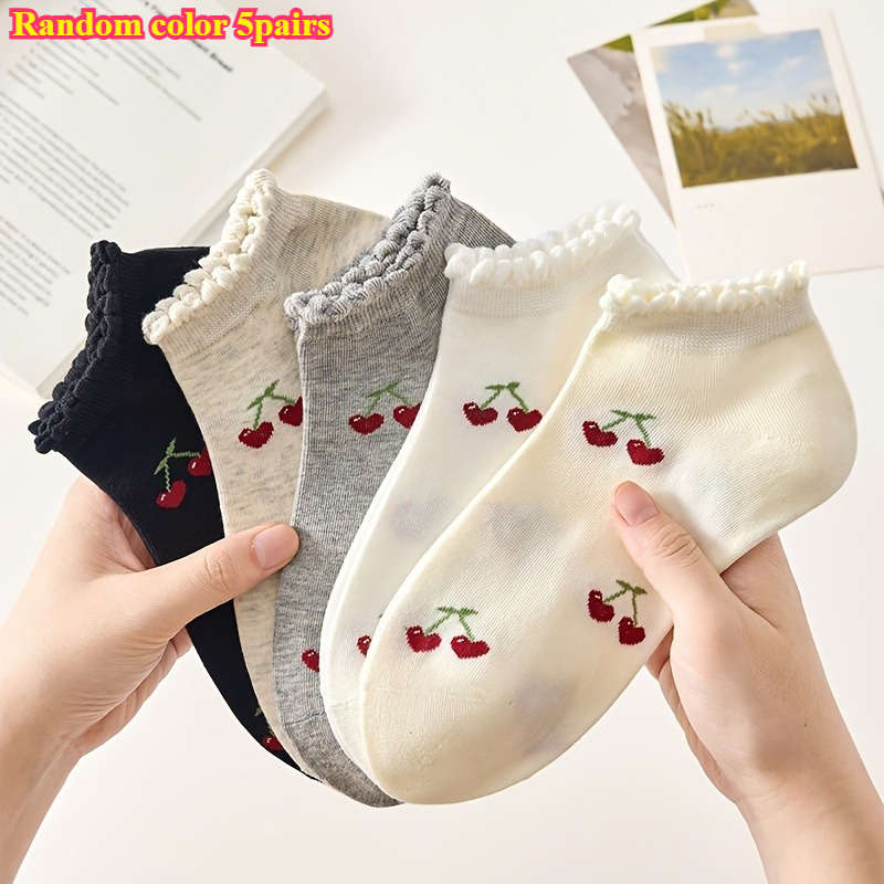 Women S Socks Color Random Color 5Pairs Size Onesize