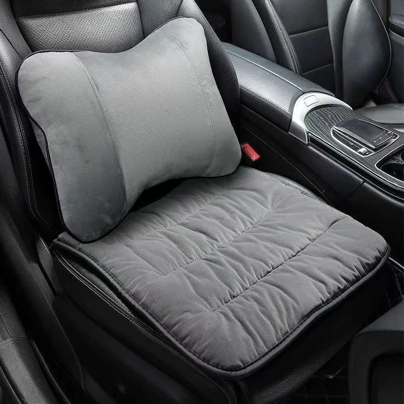 Car Seat Cushion 2Pcs Grey