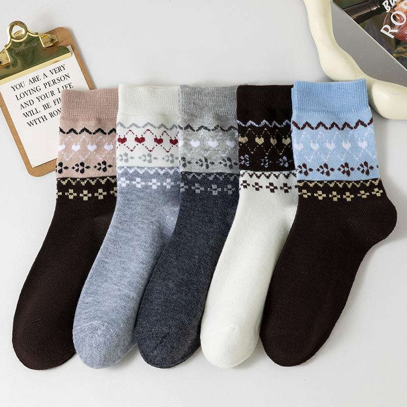 Women S Socks Color Mixed Color 5 Pairs Size Onesize