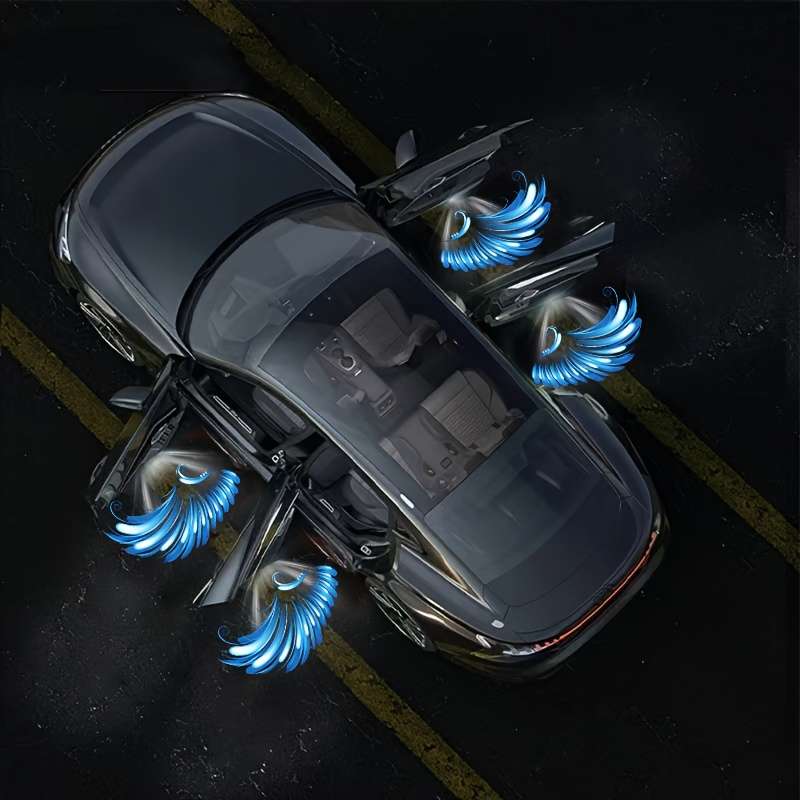 Car Lights Color Blue Wings Quantity 2Pcs