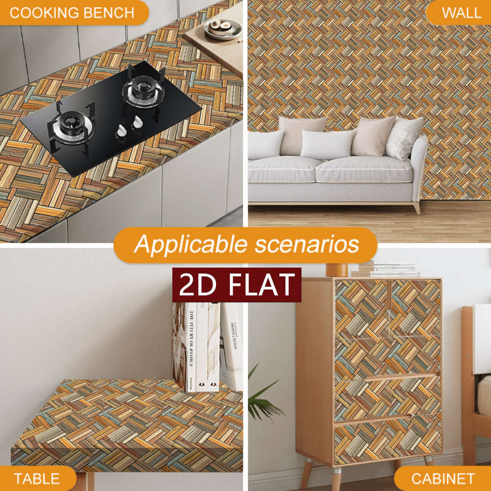 Self Adhesive Floor Stickers 7.87X7.87Inch 20X20Cm 10Pcs