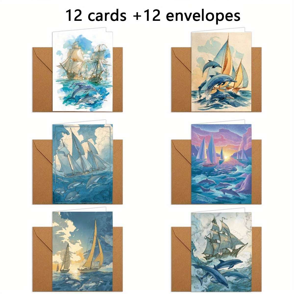 Greeting Cards Quantity 6Pcs