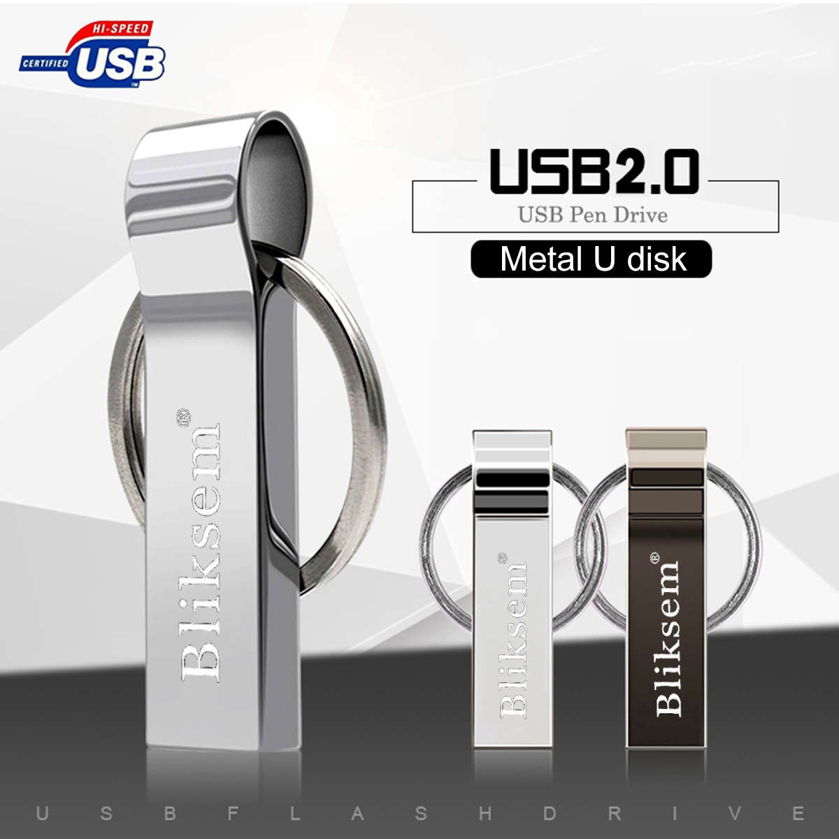 Usb Flash Drive Color Black Storage 2Gb