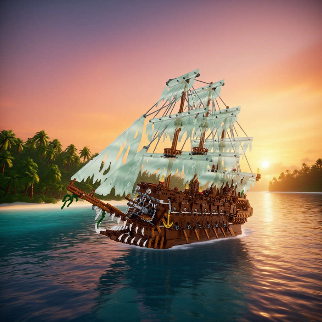 3D Jigsaw Puzzle Model Ship