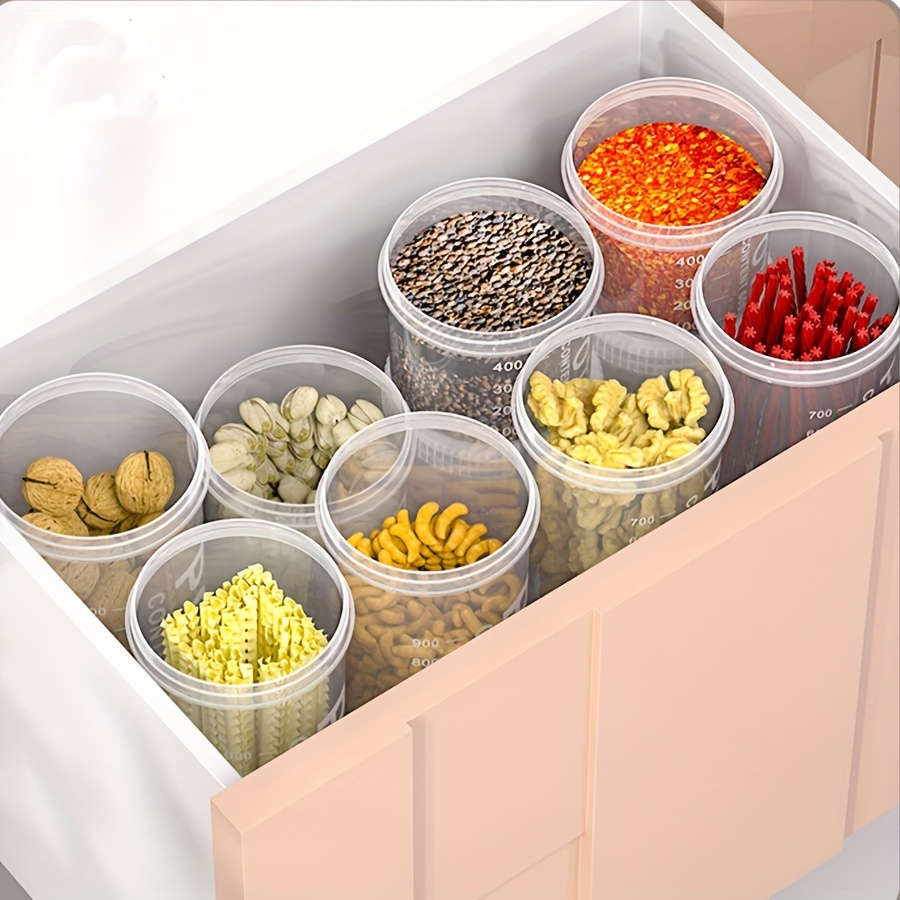 Sealed Jar Color 2Pcs 800Ml