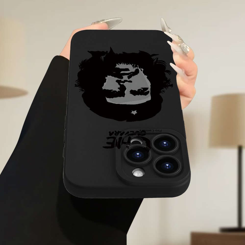 1Pc Black For iPhone 15 Che Guevara Themed Phone Case
