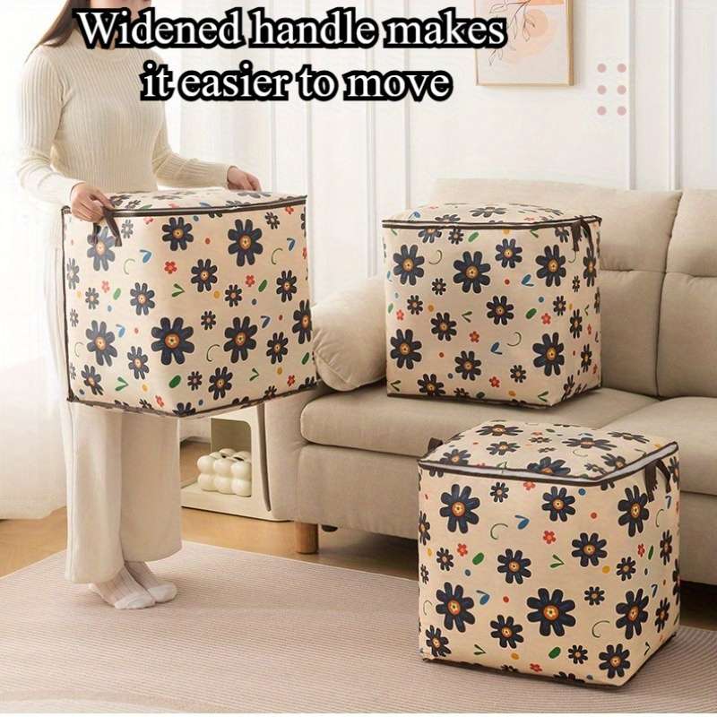 Storage Bag Style 2Pcs Flower