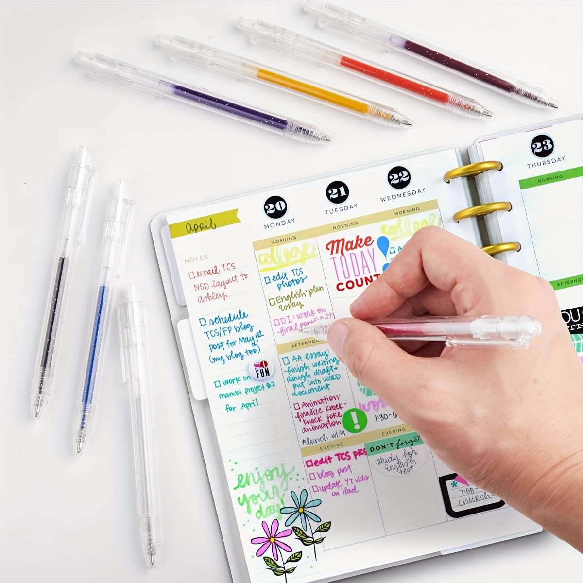 Pen color 8 mixed colors