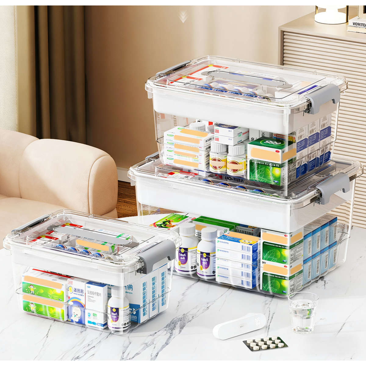 Antibacterial Box 25.4X18.8X14.2Cm