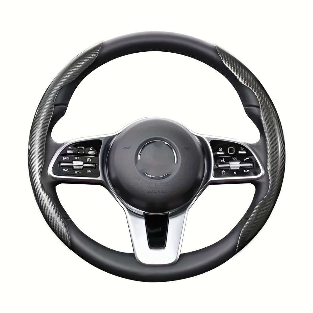Car Steering Wheel Cover Black Quantity 2Pc Black